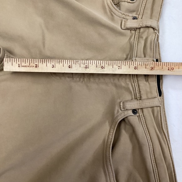 DUER DU/ER Men's 34x30 Brown Khaki N2X Relaxed Taper No Sweat Stretch Pants - Picture 4 of 13